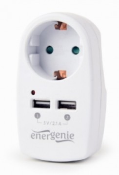 Energenie 2-port USB White