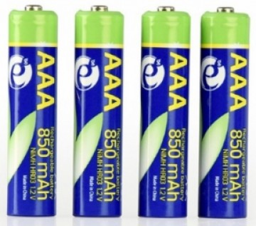 Energenie Rechargeable AAA Batteries 4pcs