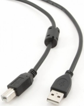 Kabelis Gembird USB Male - USB Male B 4.5m Black