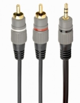 Gembird 3.5 mm stereo - 2 RCA 2.5m