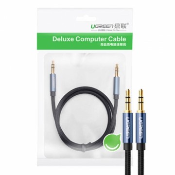 Ugreen audio cable 2 x mini jack 3.5mm 0.5m blue (AV112)