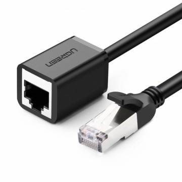 Удлинительный кабель Ugreen Ethernet RJ45 Cat 6 FTP 1000Mbps 2m Black (NW112 11281)