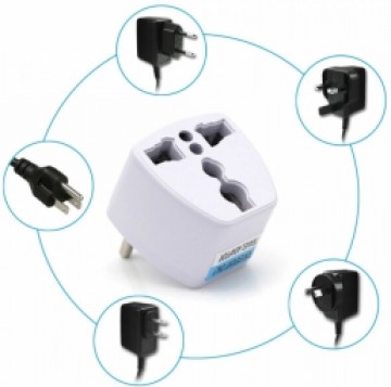 Fusion Accessories Fusion lādētāja adapteris UK | US | AU | CH -> EU (220V) balts