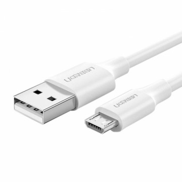 Кабель Micro USB UGREEN QC 3.0 2.4A 0,25 м (белый)