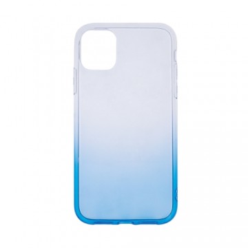 Fusion Gradient back case silicone for Samsung G990 Galaxy S21 FE transparent - blue