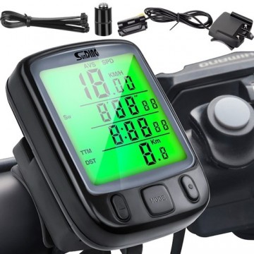 Goodbuy 18666 wired waterproof bike speed meter for bicycles IPX4 | LCD