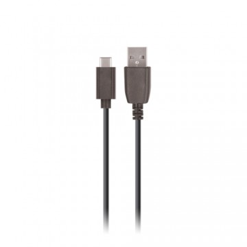 Maxlife cable USB - USB-C 1,0 m 1A black