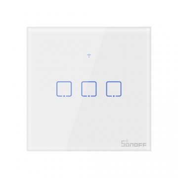 Smart Switch WiFi Sonoff T0 EU TX (3 kanāli)