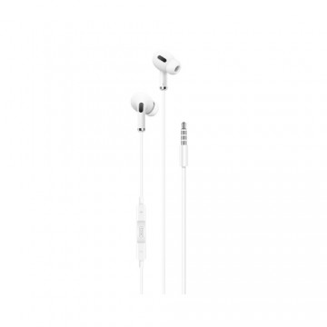 XO wired earphones EP22 jack 3,5mm white