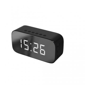 Setty Bluetooth speaker Mirror clock GB-200 black