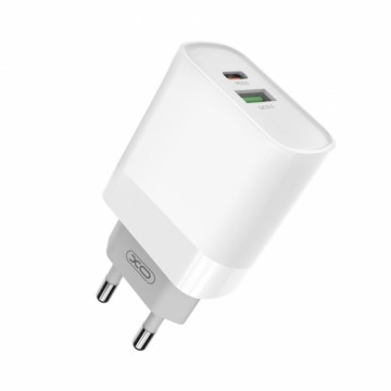 XO wall charger L64 PD QC 3.0 18W 1x USB 1x USB-C white