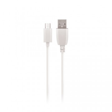 Кабель Maxlife USB - microUSB 1,0 м 1A белый