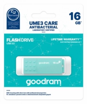 Goodram pendrive 16GB USB 3.0 UME3 Care light green