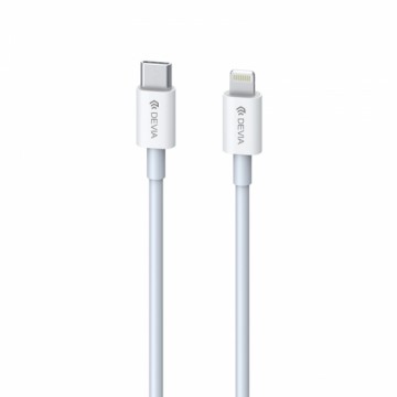 Devia cable Smart PD USB-C - Lightning 3A 20W white