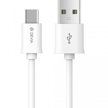 Devia cable Smart USB - USB-C 1,0 m 2,1A white