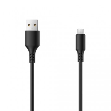 Setty cable USB - microUSB 1,0 m 1A black NEW