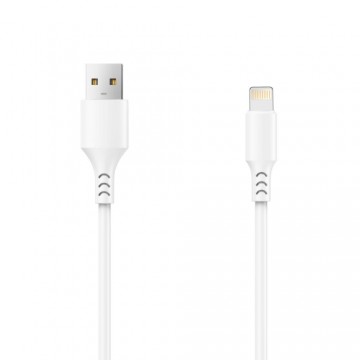 Setty cable USB - Lightning 1,0 m 2A white NEW