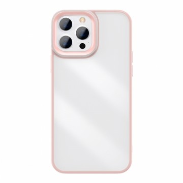 Baseus Crystal Transparent Case for iPhone 13 Pro (pink)