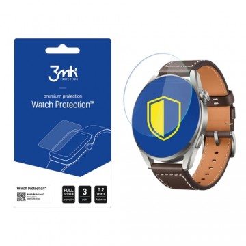 Huawei Watch 3 Pro - 3mk Watch Protection™ v. FlexibleGlass Lite screen protector