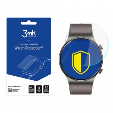 Huawei Watch GT 2 Pro Classic - 3mk Watch Protection™ v. FlexibleGlass Lite screen protector