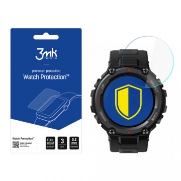 Xiaomi Amazfit T-Rex Pro - 3mk Watch Protection™ v. FlexibleGlass Lite screen protector