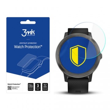 Garmin Vivoactive 3 - 3mk Watch Protection™ v. FlexibleGlass Lite screen protector