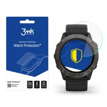 Garmin Approach S62 - 3mk Watch Protection™ v. FlexibleGlass Lite screen protector