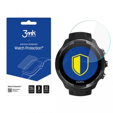 Suunto 9 - 3mk Watch Protection™ v. FlexibleGlass Lite screen protector