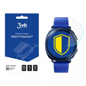 Samsung Gear Sport - 3mk Watch Protection™ v. FlexibleGlass Lite screen protector