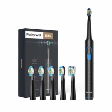 FairyWill Sonic toothbrush with head set FW-E6 (Black)