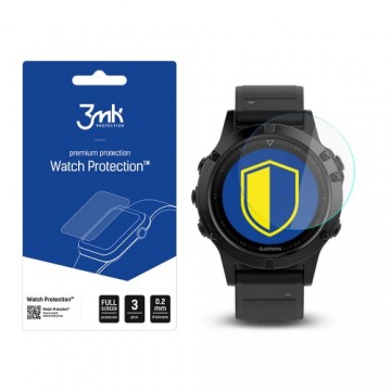 Garmin Fenix 5 47 mm - 3mk Watch Protection™ v. FlexibleGlass Lite screen protector