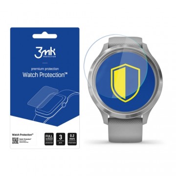 Garmin Vivomove 3 - 3mk Watch Protection™ v. FlexibleGlass Lite screen protector