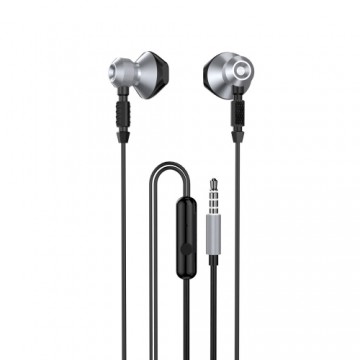 Dudao Metal Wired Earbuds 3.5mm Mini Jack Gray (X2C-Gray)