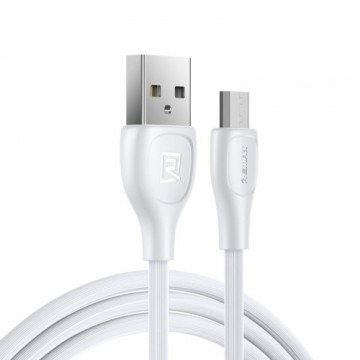 Remax Lesu Pro USB - micro USB data charging cable 480 Mbps 2,1 A 1 m white (RC-160m white)