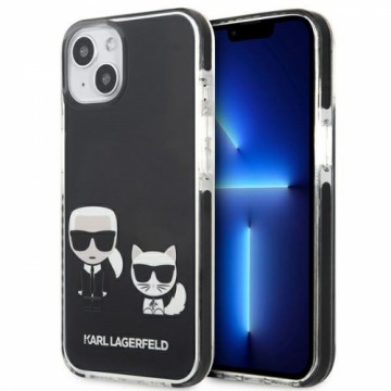 Karl Lagerfeld TPE Karl and Choupette Case for iPhone 13 mini Black