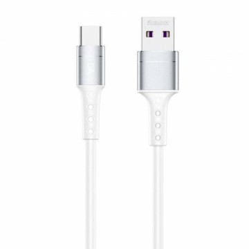 Remax Chaining Series USB cable - USB Type C fast charging 5A 1m white (RC-198a)