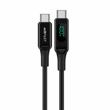 Acefast cable USB Type C - USB Type C 2m, 100W (20V | 5A) black (C6-03 Black)