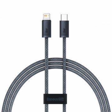 Baseus cable for iPhone USB Type C - Lightning 1m, Power Delivery 20W gray (CALD000016)