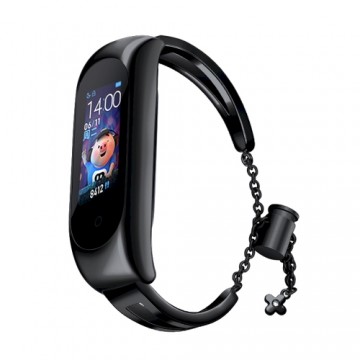 Fusion Accessories Fusion Metal Bracelet ремешок для часов Xiaomi Mi Band 3 | 4 | 5 | 6 черный