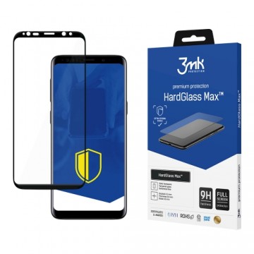 Samsung Galaxy S9 Plus Black - 3mk HardGlass Max™ screen protector