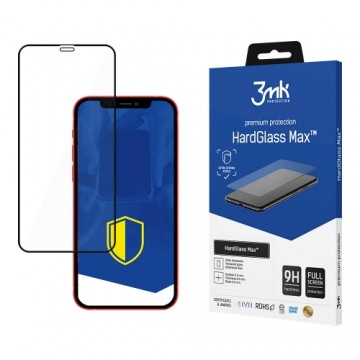 Apple iPhone 12 Pro Max Black - 3mk HardGlass Max™ screen protector