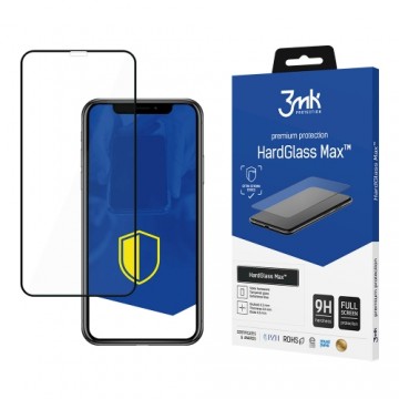 Apple iPhone 11 Black - 3mk HardGlass Max™ screen protector