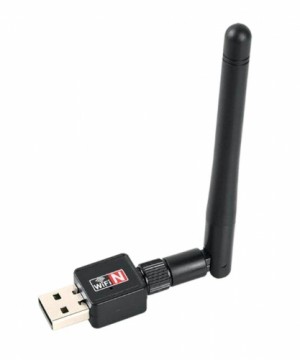 Fusion Accessories Fusion bezvadu Wi-Fi adapteris ar antenu (2,4 GHz | USB 2.0, bezvadu, 600 Mbps, IEEE 802.11b|g|n)