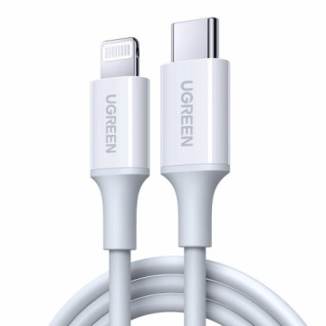 Ugreen MFi cable USB Type C cable - Lightning 3A 0.5 m white (US171)