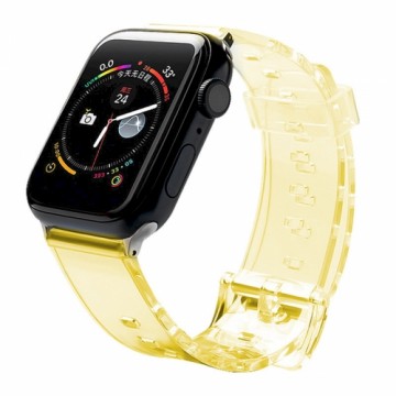 Fusion Accessories Fusion Light silikona siksniņa Apple Watch 38mm | 40mm | 41mm dzeltena