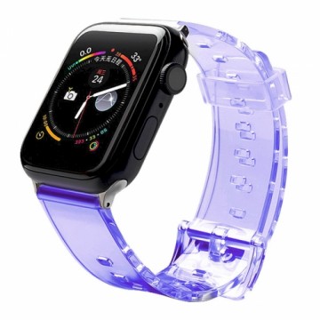 Fusion Accessories Fusion Light silikona siksniņa Apple Watch 42mm | 44mm | 45mm violeta