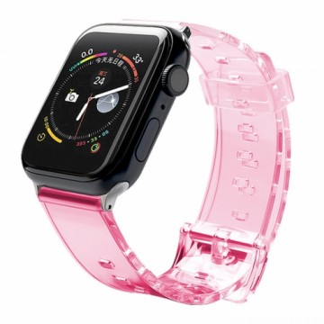 Fusion Accessories Fusion Light silikona siksniņa Apple Watch 38mm | 40mm | 41mm sarkana