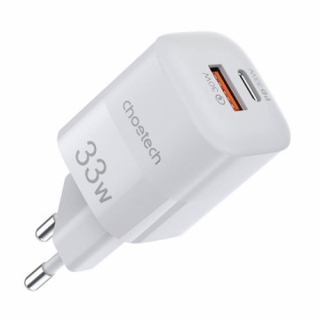 Choetech Fast USB Wall Charger USB Type C PD QC 33W white (PD5006)