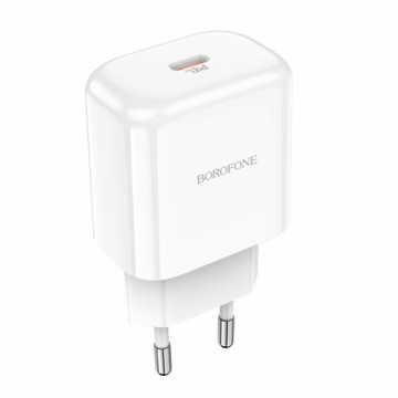 OEM Borofone N3 lādētājs USB-C | 3A | 20W balts