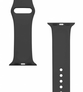 Tactical 456 Silicon Strap for Apple Watch 1|2|3|4|5|6|7|SE 38|40|41mm Black